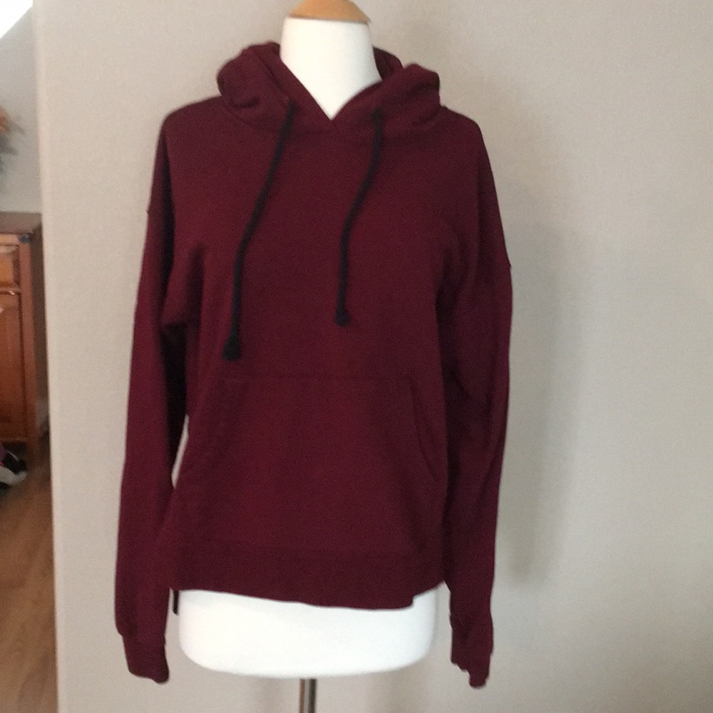 Hudson burgundy sweatshirt hoodie